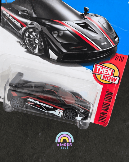 Hot Wheels McLaren F1 GTR - Black (Imported) - Kinder Logs