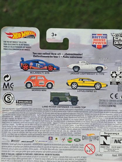 Hot Wheels McLaren F1 GTR British Horse Power Edition - Kinder Logs