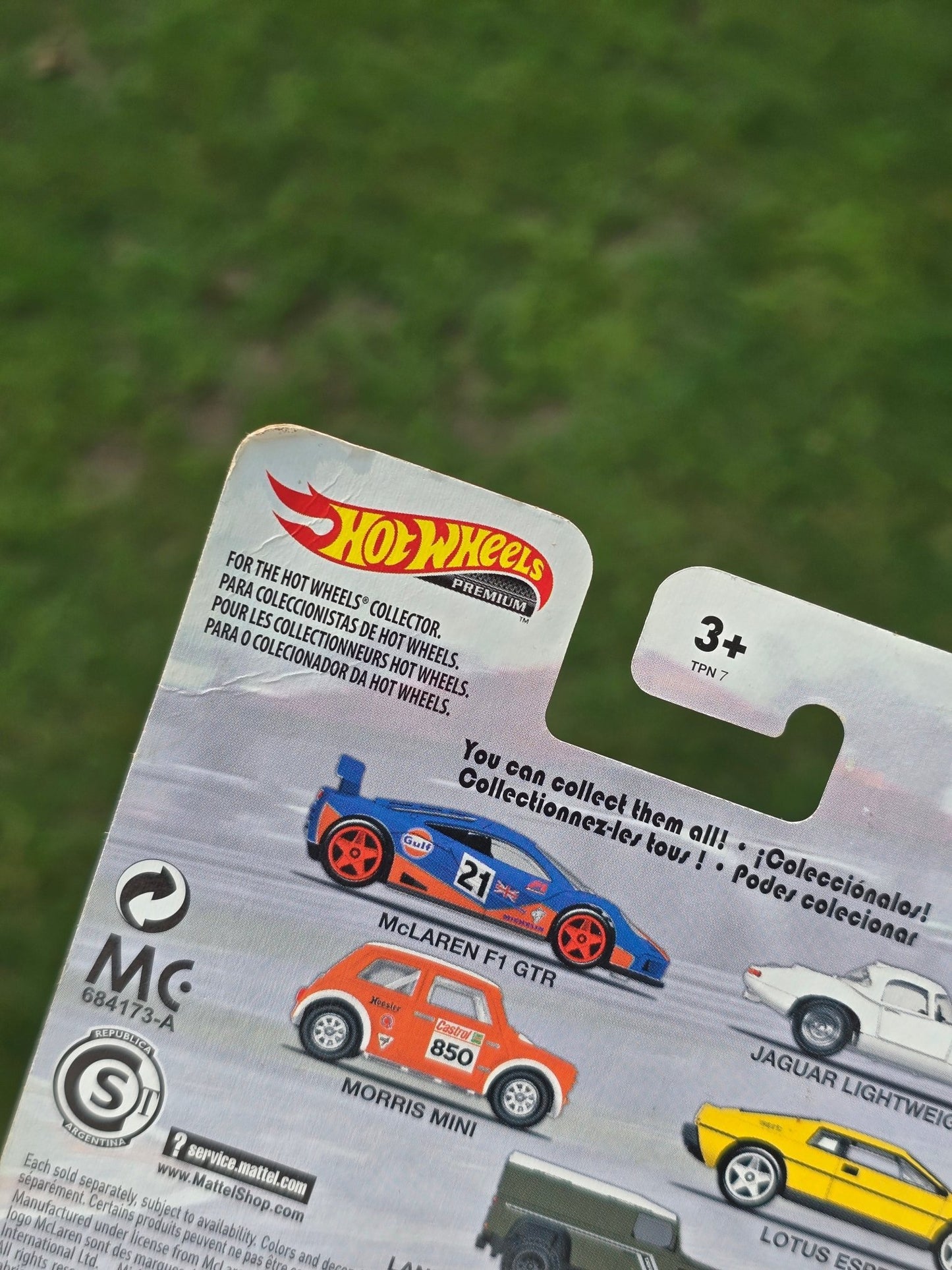 Hot Wheels McLaren F1 GTR British Horse Power Edition - Kinder Logs