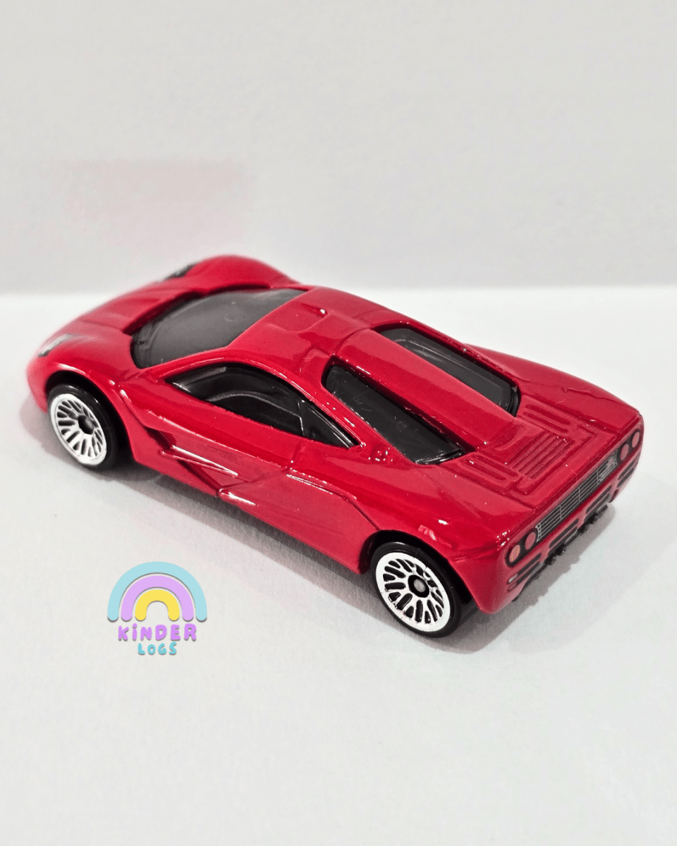 Hot Wheels McLaren F1 - Red (Uncarded) - Kinder Logs