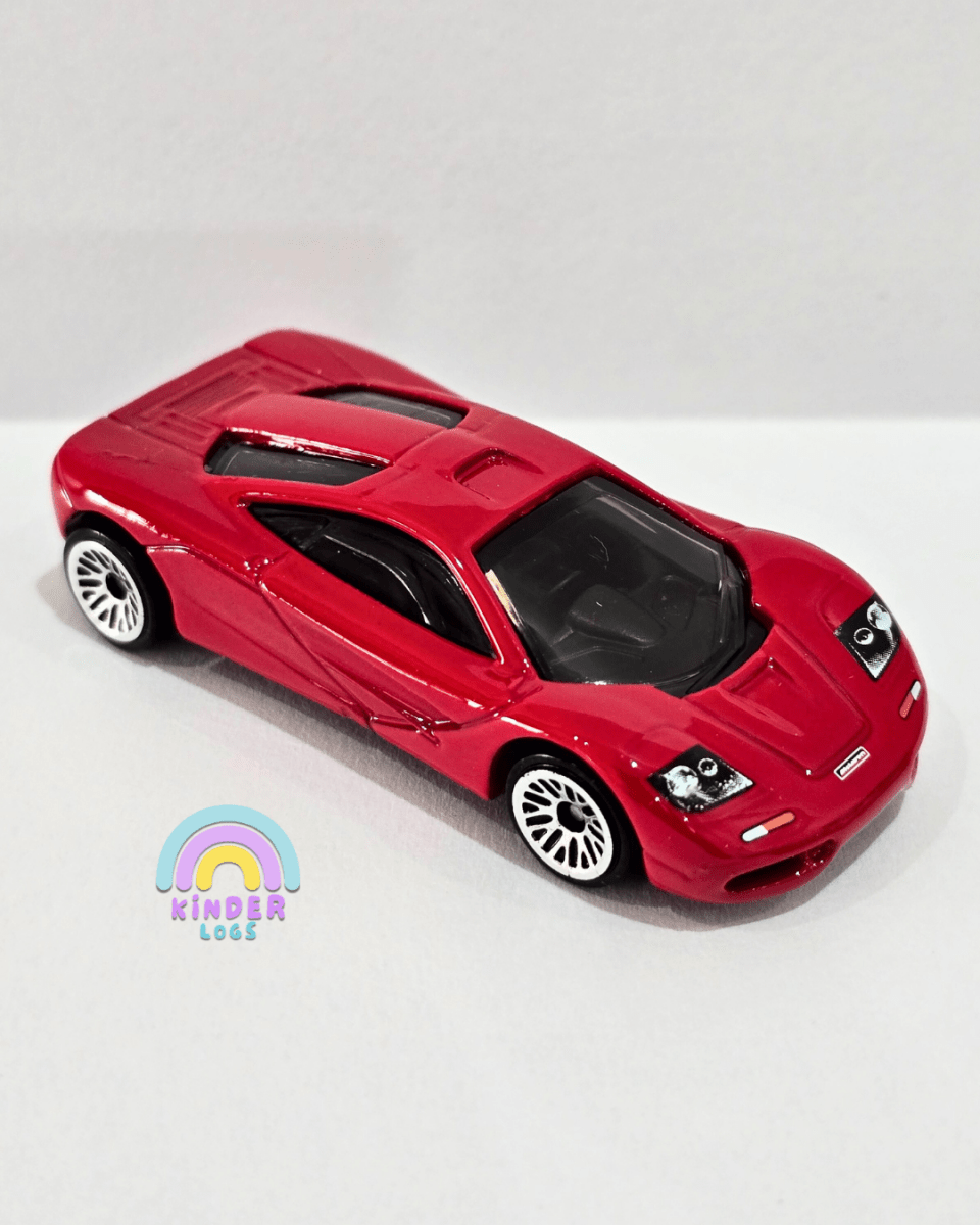 Hot Wheels McLaren F1 - Red (Uncarded) - Kinder Logs