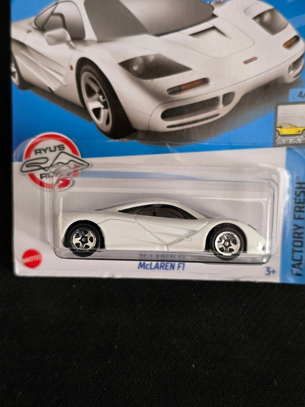 Hot Wheels McLaren F1 Ryu's Rides - White (Imported) - Kinder Logs India