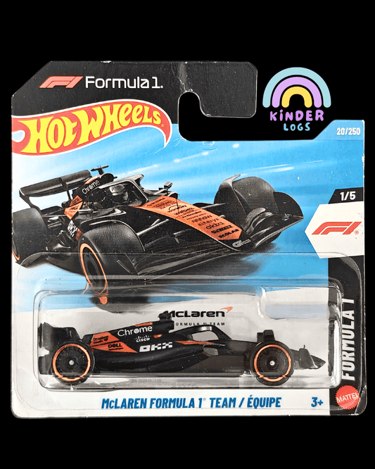 Hot Wheels McLaren Formula 1 Car (Short Card - Imported) - Kinder Logs