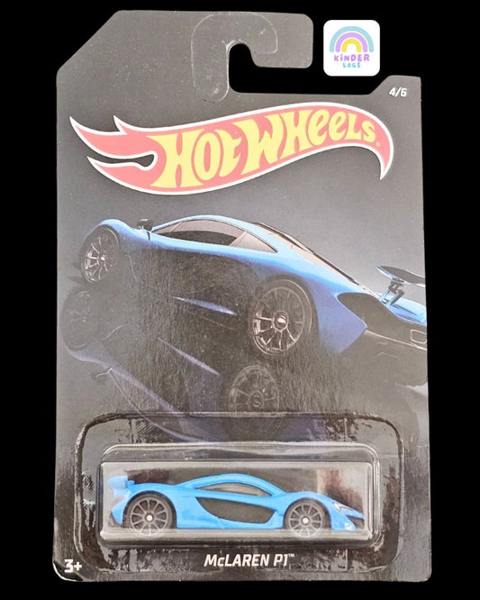 Hot Wheels McLaren P1 - Blue Color - Kinder Logs