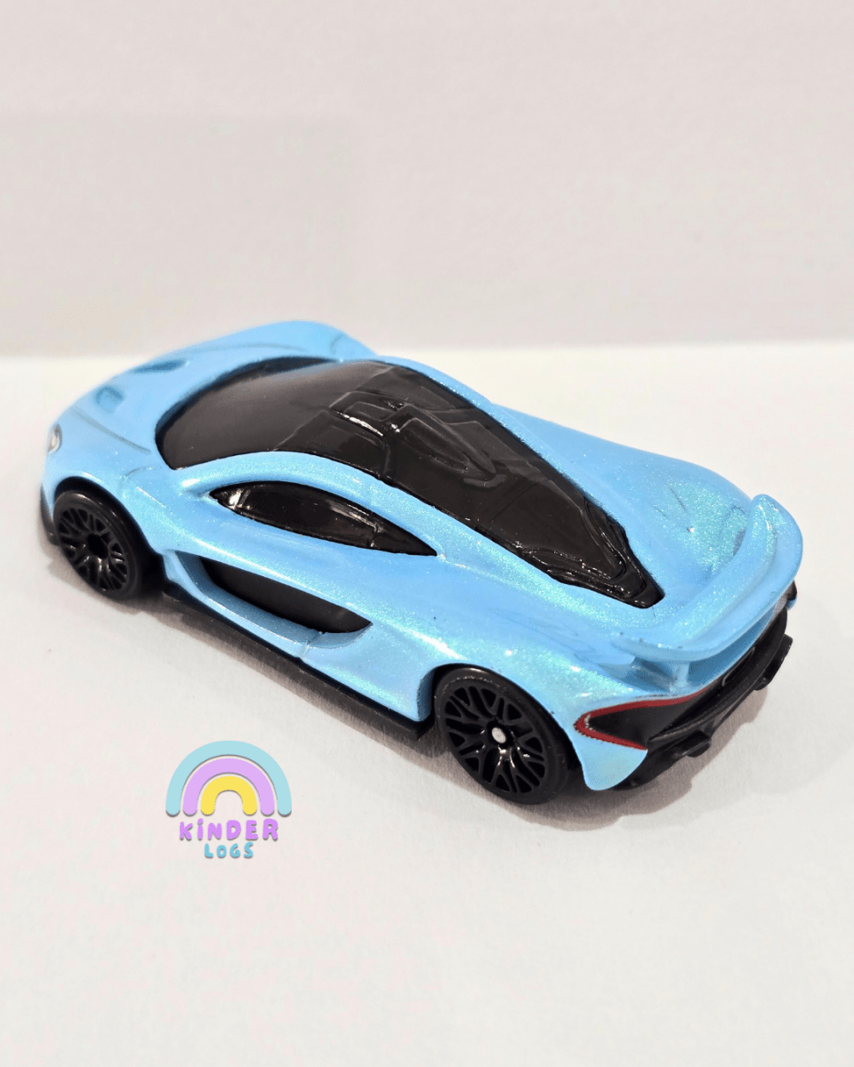 Hot Wheels McLaren P1 - Blue (Uncarded) - Kinder Logs