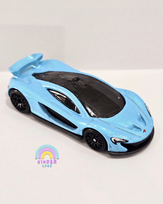 Hot Wheels McLaren P1 - Blue (Uncarded) - Kinder Logs