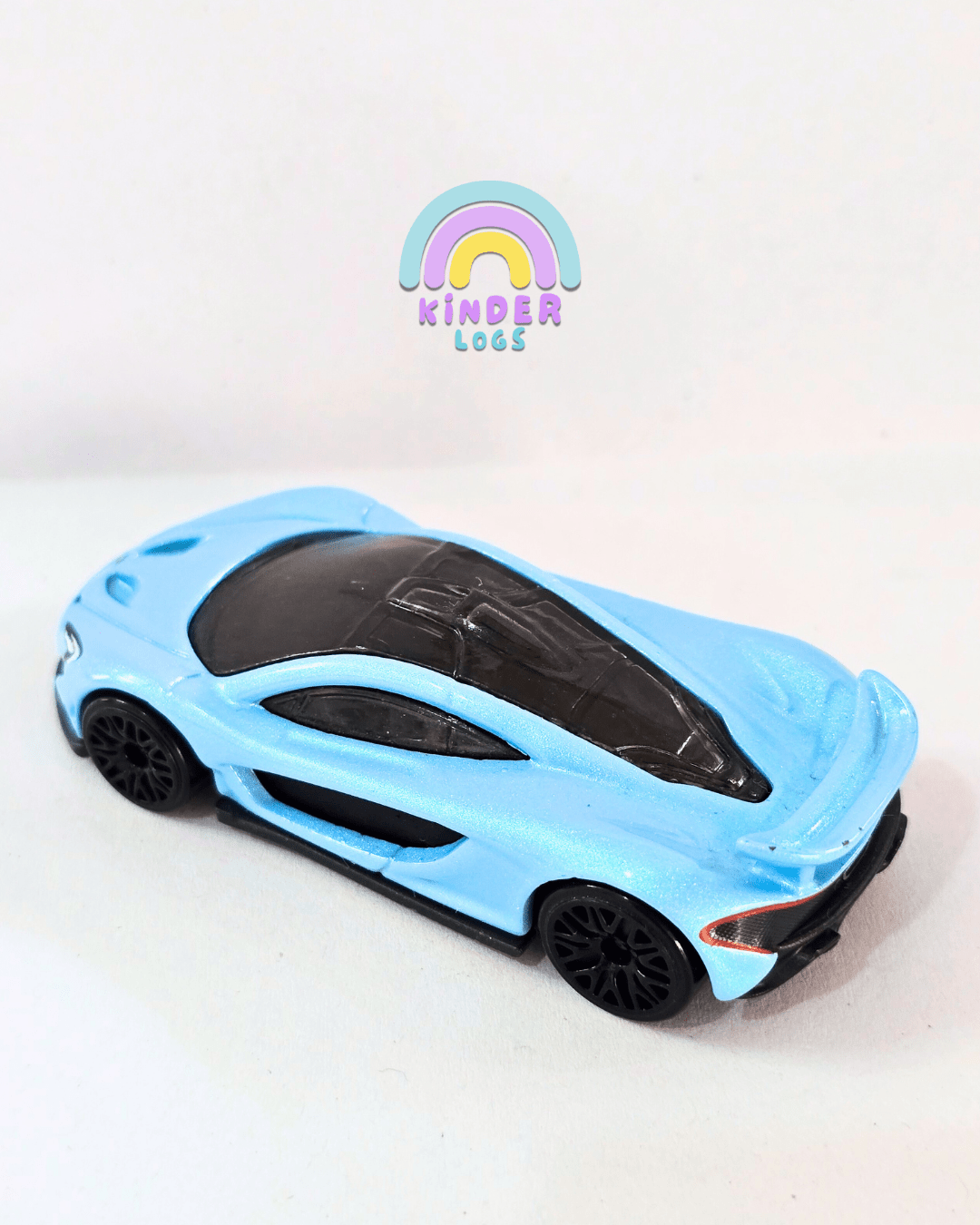 Hot Wheels McLaren P1 - Blue (Used Car) - Kinder Logs