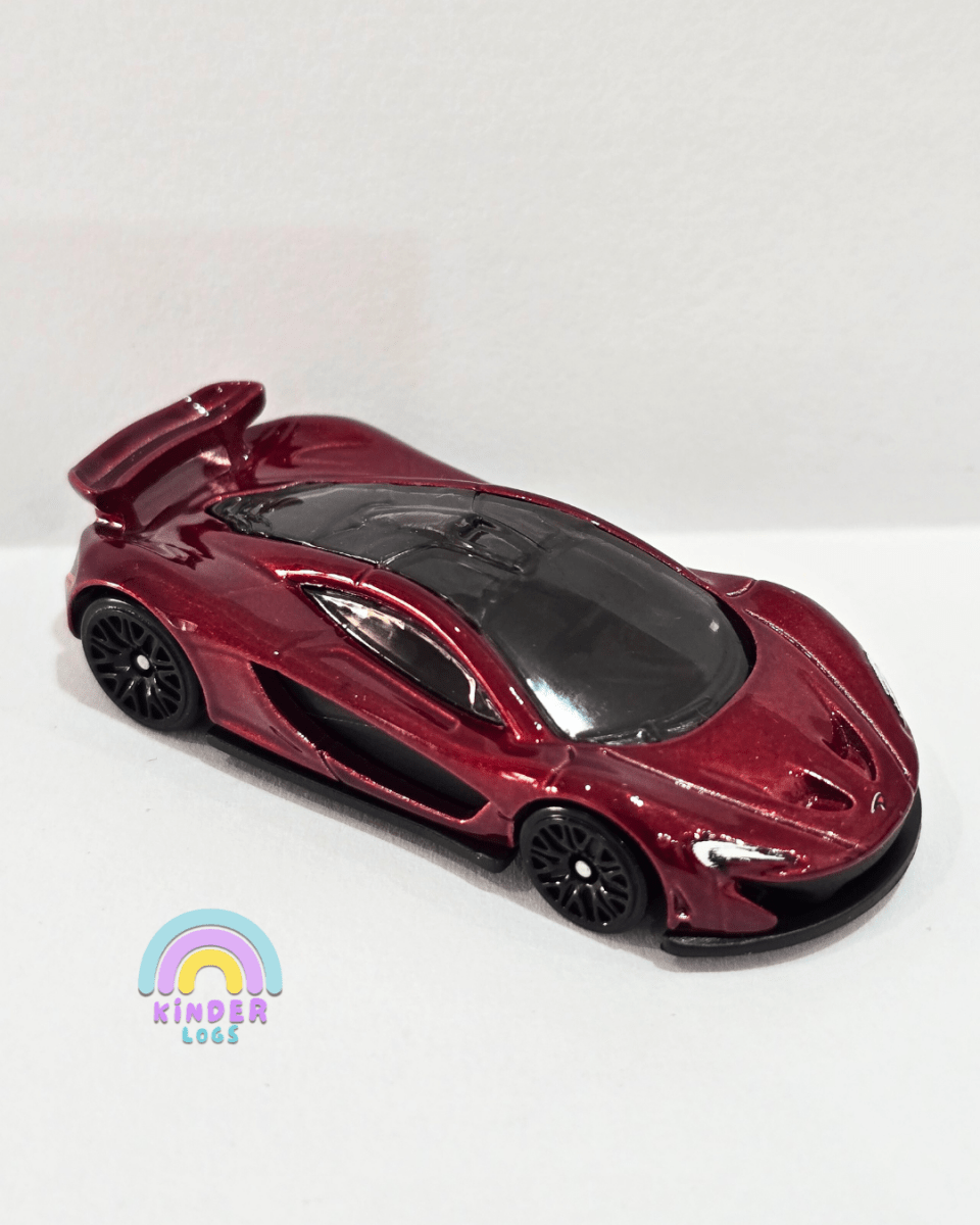 Hot Wheels McLaren P1 - Dark Red (Uncarded) - Kinder Logs