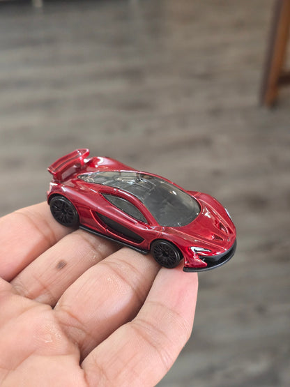 Hot Wheels McLaren P1 - Dark Red (Uncarded) - Kinder Logs