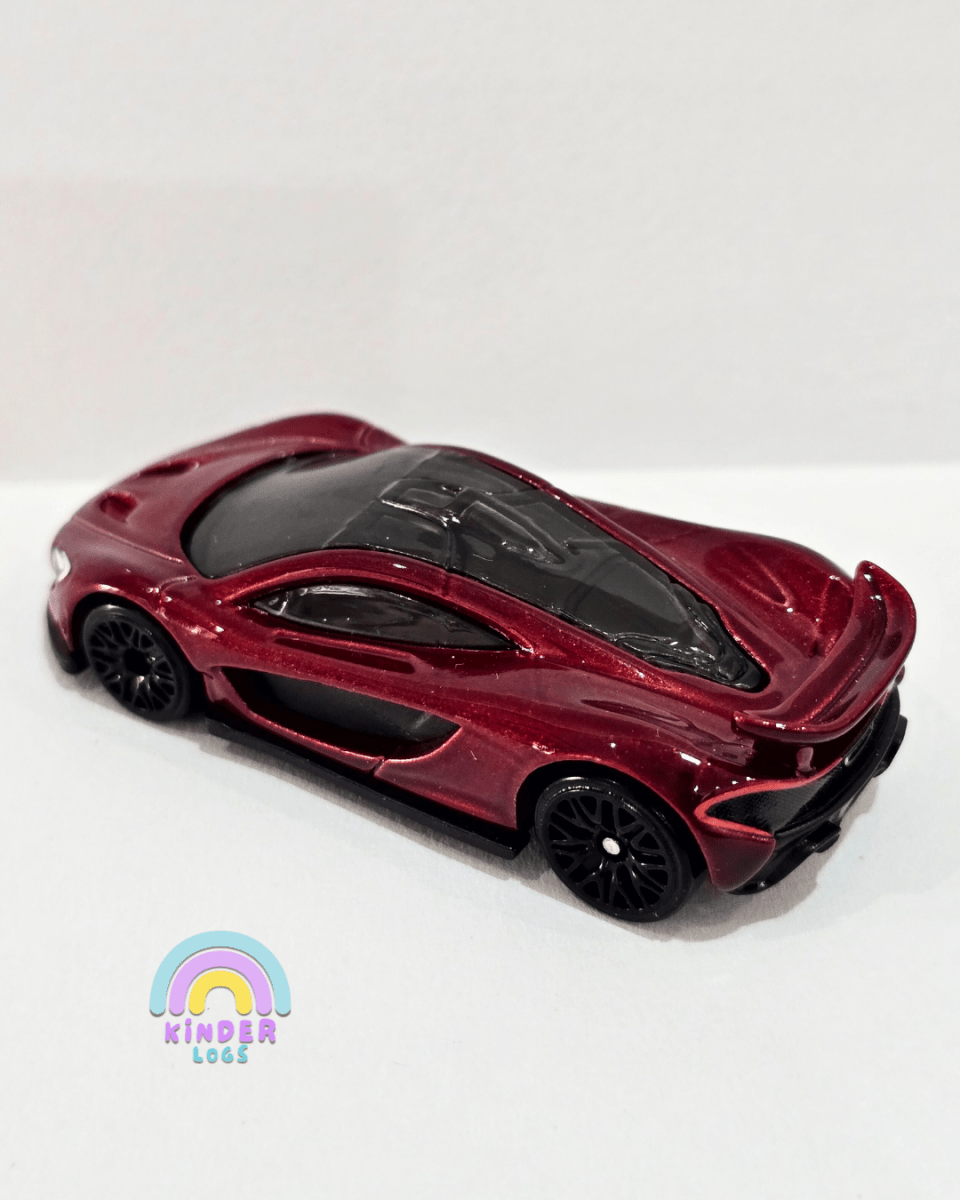 Hot Wheels McLaren P1 - Dark Red (Uncarded) - Kinder Logs