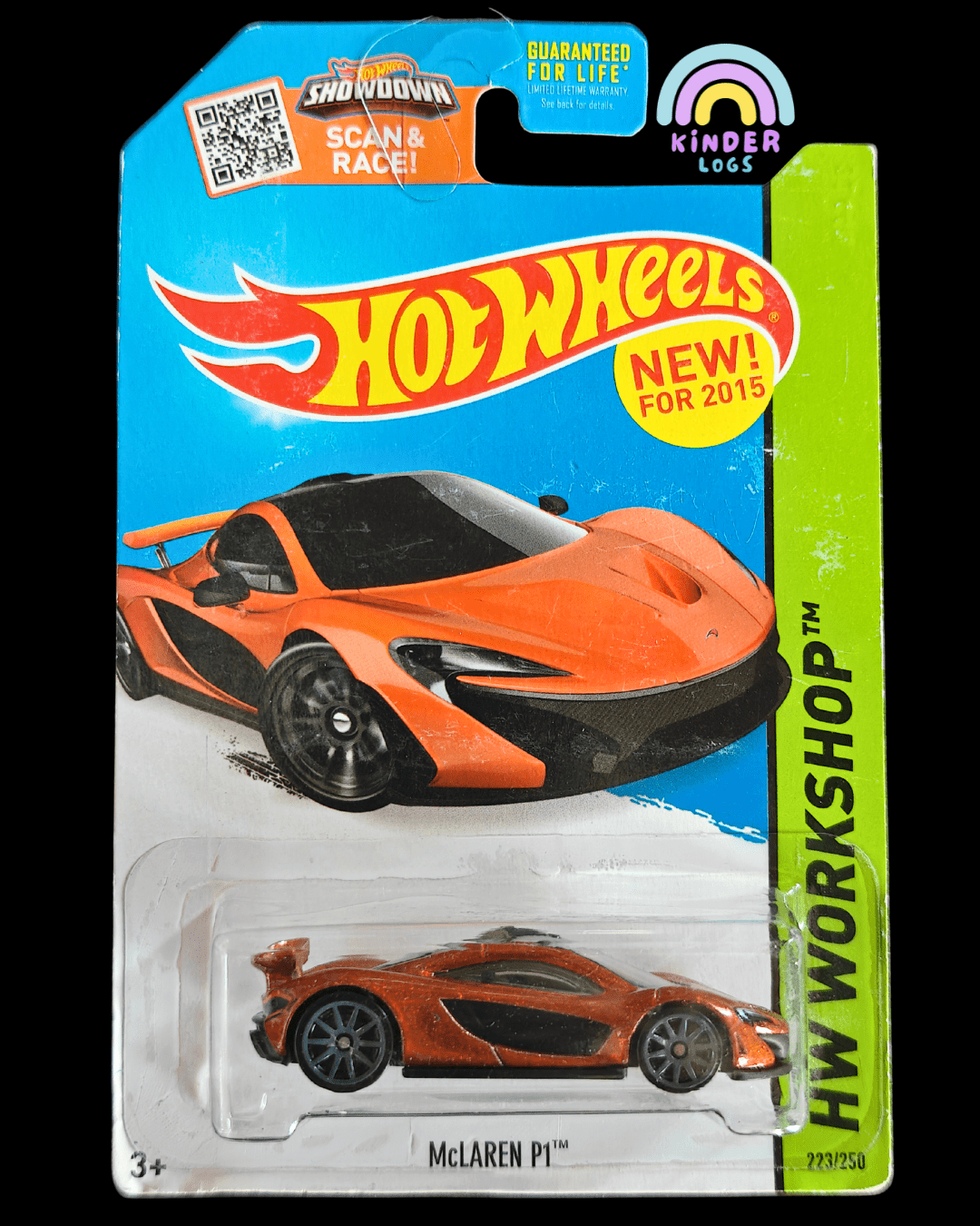 Hot Wheels McLaren P1 - HW Workshop (Imported) - Kinder Logs