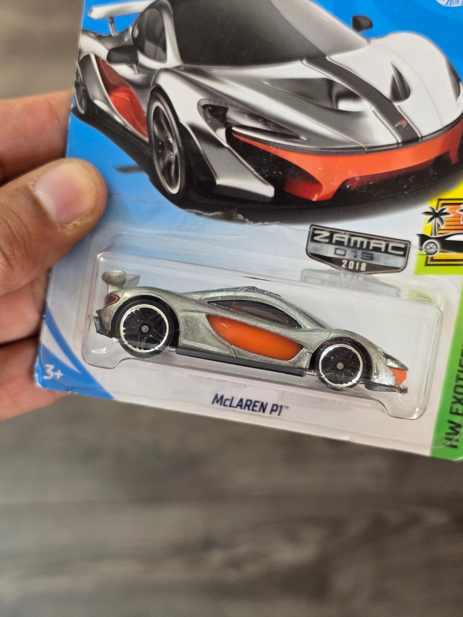 Hot Wheels McLaren P1 Zamac 015 Edition - Kinder Logs