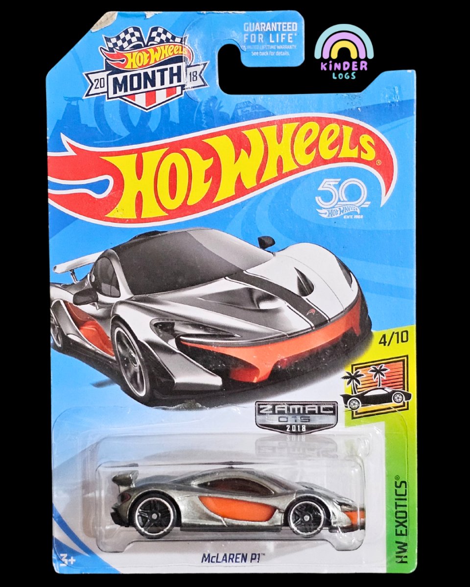 Hot Wheels McLaren P1 Zamac 015 Edition - Kinder Logs