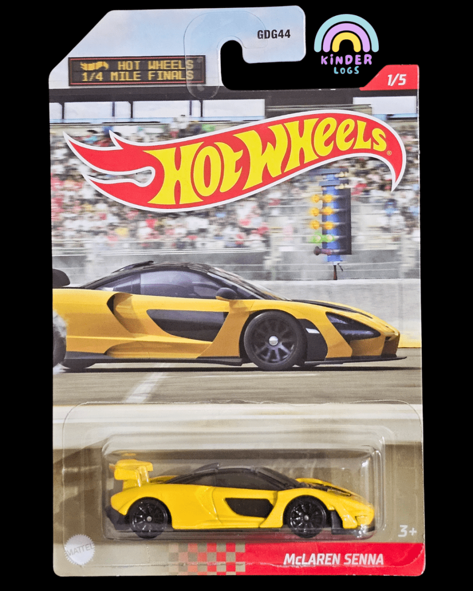 Hot Wheels McLaren Senna (1/4 Mile Finals) - Kinder Logs