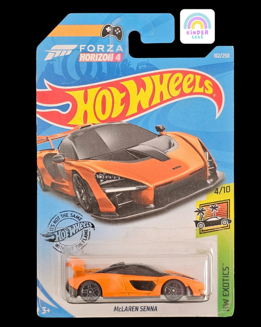 Hot Wheels McLaren Senna - Orange Color (Very Rare) - Kinder Logs