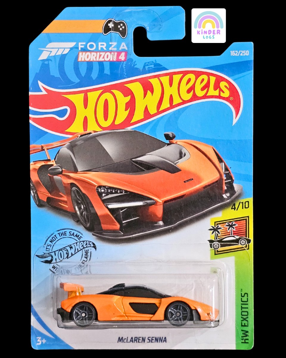 Hot Wheels McLaren Senna - Orange - Forza Horizon 4 - Kinder Logs