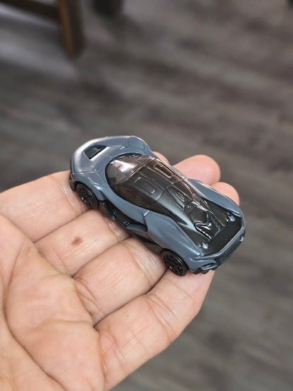 Hot Wheels McLaren W1 - Grey (Uncarded - New) - Kinder Logs