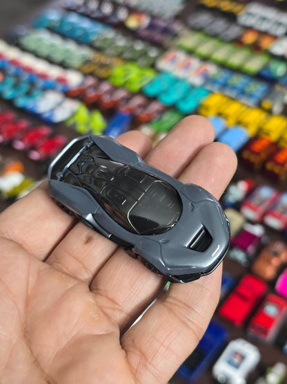 Hot Wheels McLaren W1 - Grey (Uncarded - New) - Kinder Logs