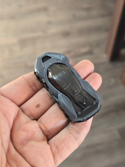 Hot Wheels McLaren W1 - Grey (Uncarded - New) - Kinder Logs