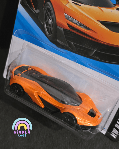 Hot Wheels McLaren W1 - Orange (Imported) - Kinder Logs