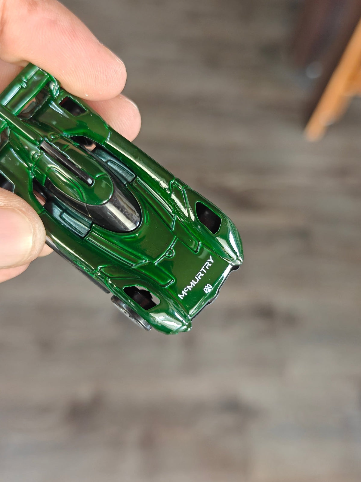 Hot Wheels McMurtry Spéirling - Green (Uncarded - New) - Kinder Logs