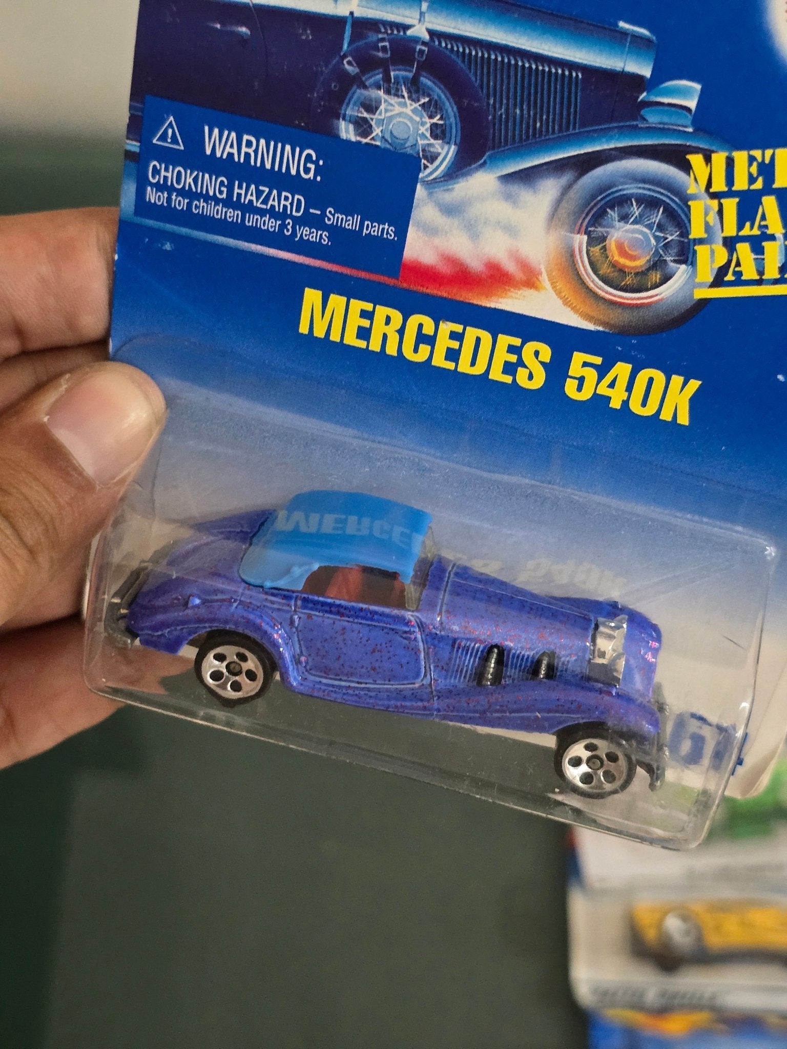 Hot Wheels Mercedes 540K - Collector No. 164 - Kinder Logs