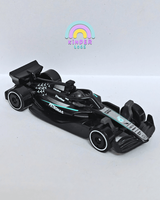 Hot Wheels Mercedes - AMG Petronas F1 Car - Black (Uncarded - New) - Kinder Logs