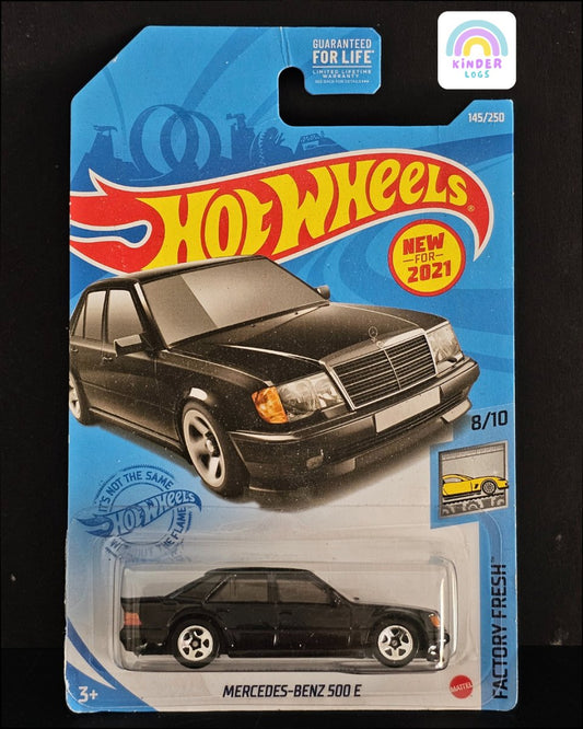 Hot Wheels Mercedes - Benz 500 E (Black) - Kinder Logs
