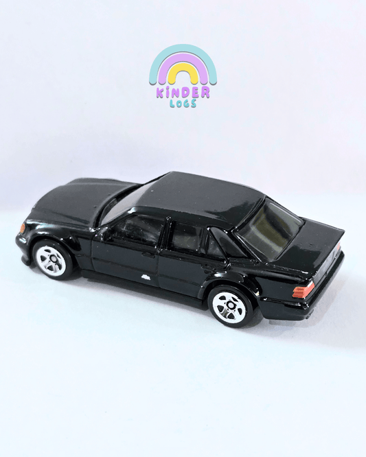 Hot Wheels Mercedes - Benz 500 E - Black (Pre - Owned Car) - Kinder Logs