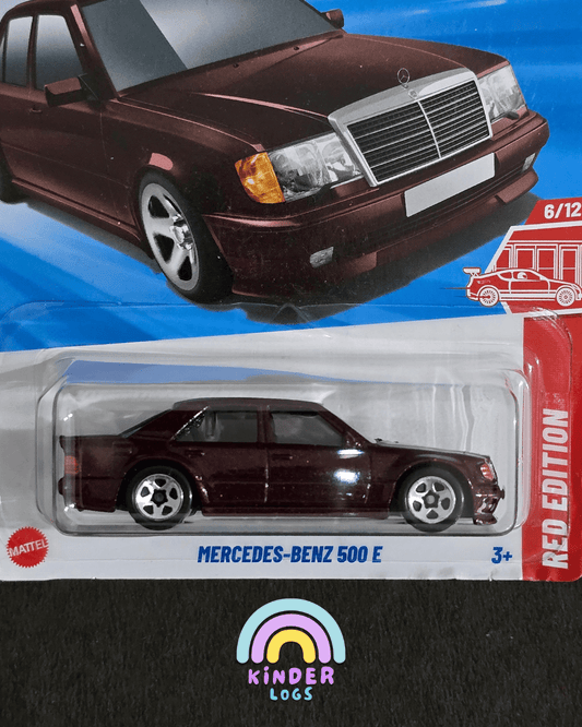 Hot Wheels Mercedes - Benz 500 E Red Edition (Imported) - Kinder Logs