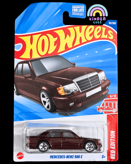 Hot Wheels Mercedes - Benz 500 E Red Edition (Imported) - Kinder Logs