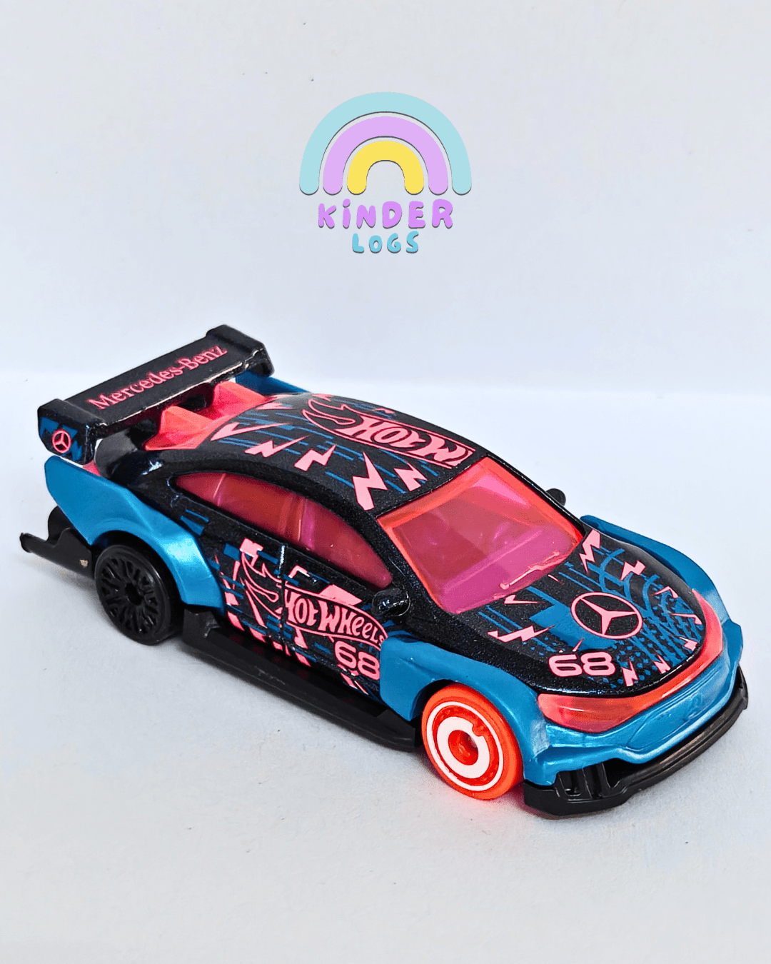 Hot Wheels Mercedes-Benz CLA HW Art Car (Uncarded - New) - Kinder Logs