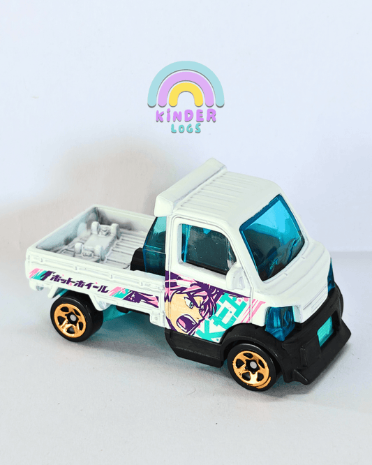 Hot Wheels Mighty K - White (Uncarded - New) - Kinder Logs