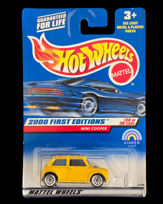 Hot Wheels Mini Cooper - 2000 First Editions - Kinder Logs