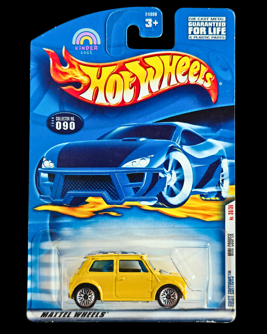 Hot Wheels Mini Cooper - Collector No. 090 (Imported) - Kinder Logs