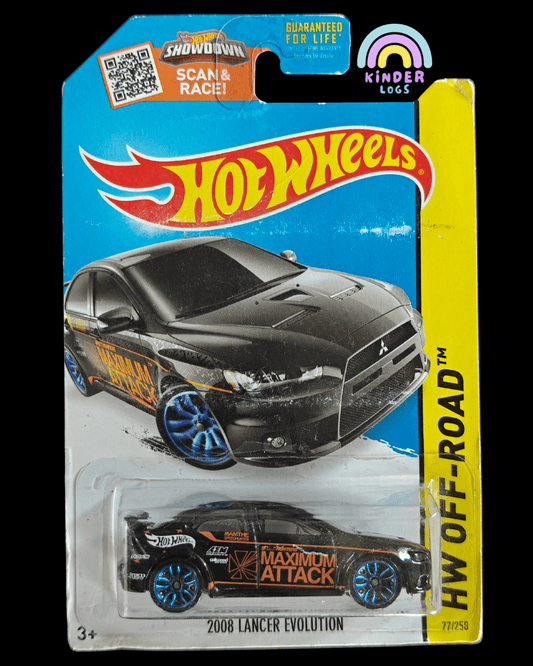 Hot Wheels Mitsubishi Lancer Evolution - HW Off - Road (Imported) - Kinder Logs