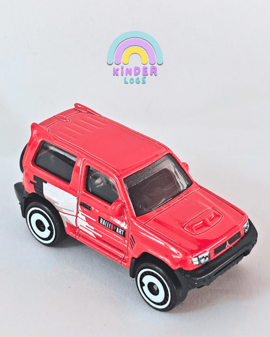 Hot Wheels Mitsubishi Pajero Evolution - Red (Uncarded - New) - Kinder Logs