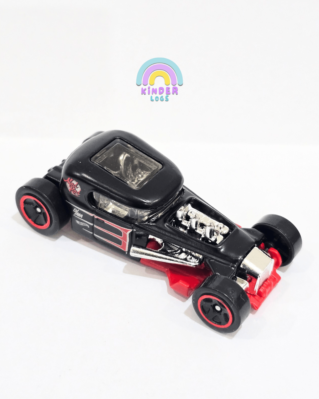 Hot Wheels Mod Rod - Black (Uncarded) - Kinder Logs