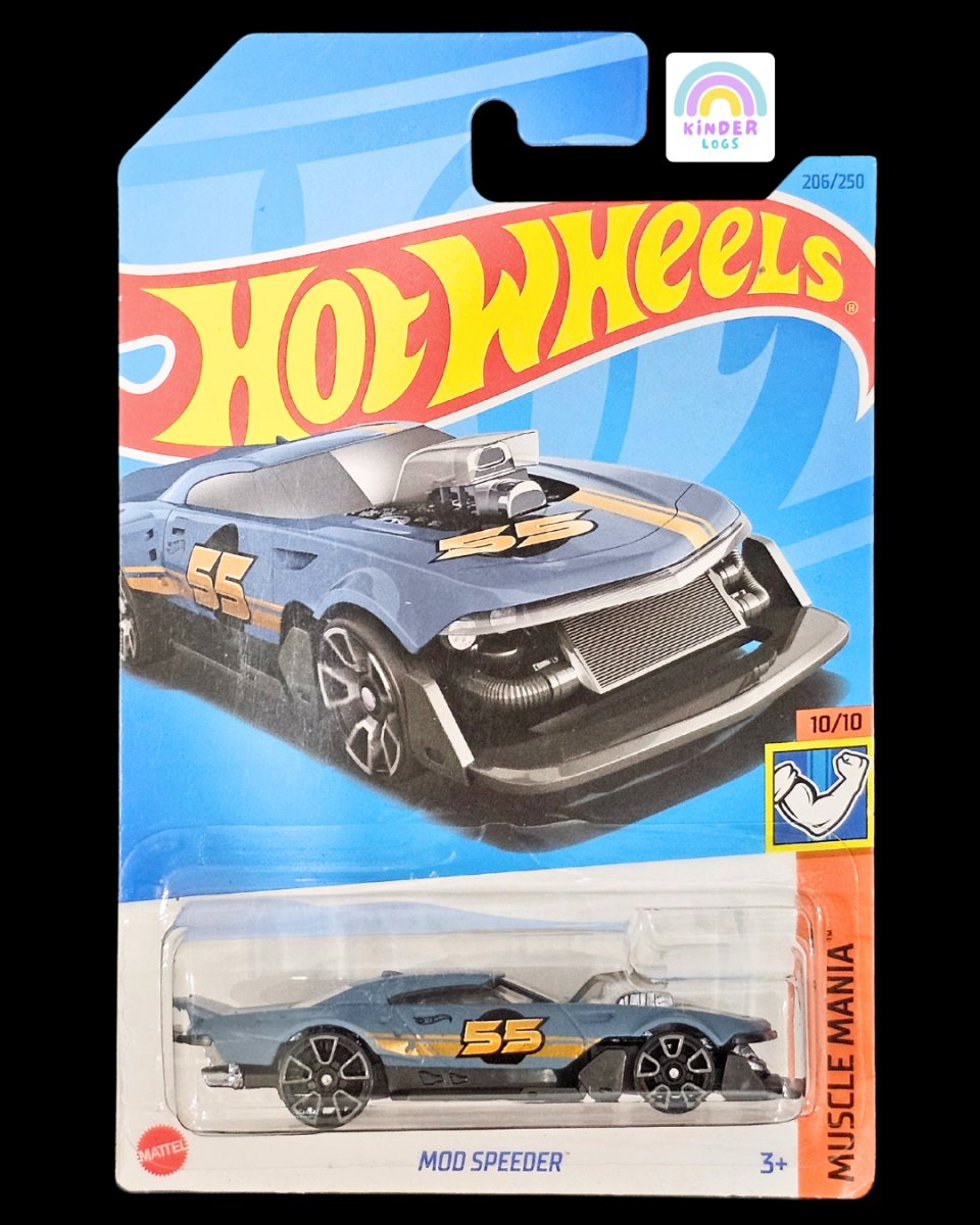 Hot Wheels Mod Speeder #55 Grey - Kinder Logs