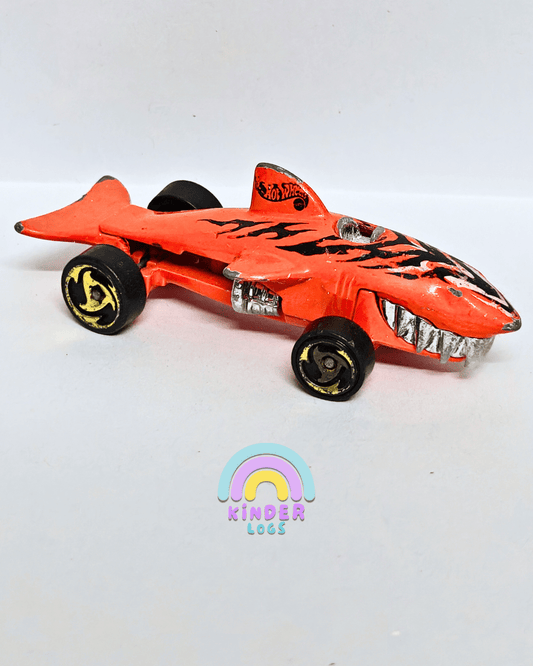 Hot Wheels Monster Action Sharkruiser - Orange (Pre - Owned Car) - Kinder Logs
