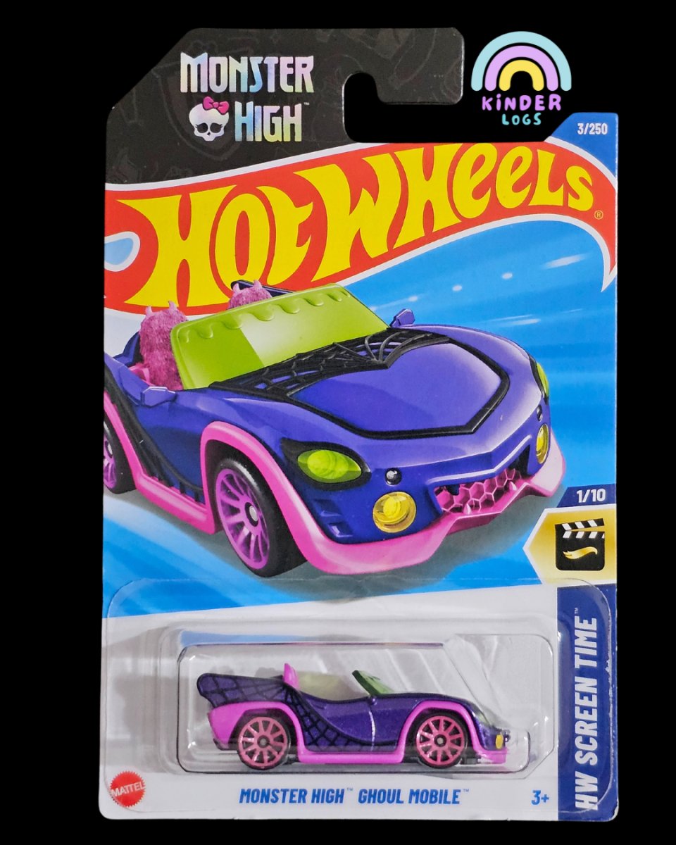 Hot Wheels Monster High Ghoul Mobile (A Case) - Kinder Logs