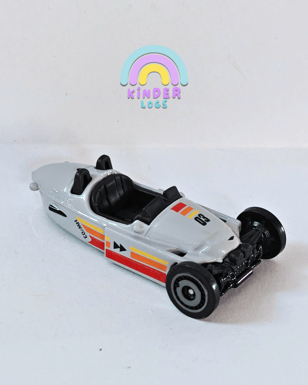 Hot Wheels Morgan Super 3 - Grey (Uncarded - New) - Kinder Logs