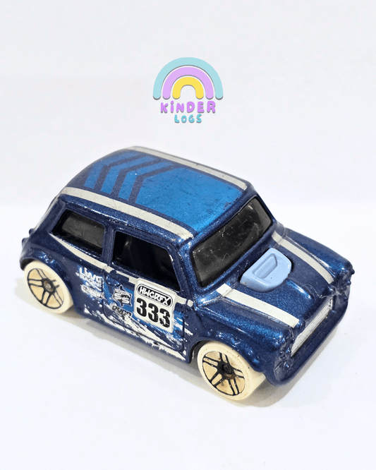 Hot Wheels Morris Mini - 2017 Snow Stormers - Blue (Used Car) - Kinder Logs