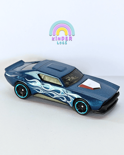 Hot Wheels Muscle Bound - Blue (Uncarded - New) - Kinder Logs