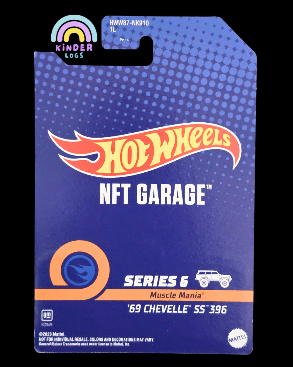 Hot Wheels NFT 1969 Chevrolet Chevelle SS 396 - Kinder Logs