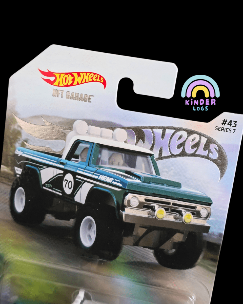 Hot Wheels NFT 1970 Dodge Power Wagon - Kinder Logs