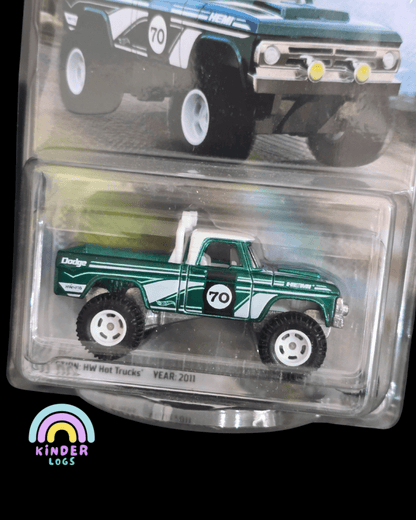 Hot Wheels NFT 1970 Dodge Power Wagon - Kinder Logs