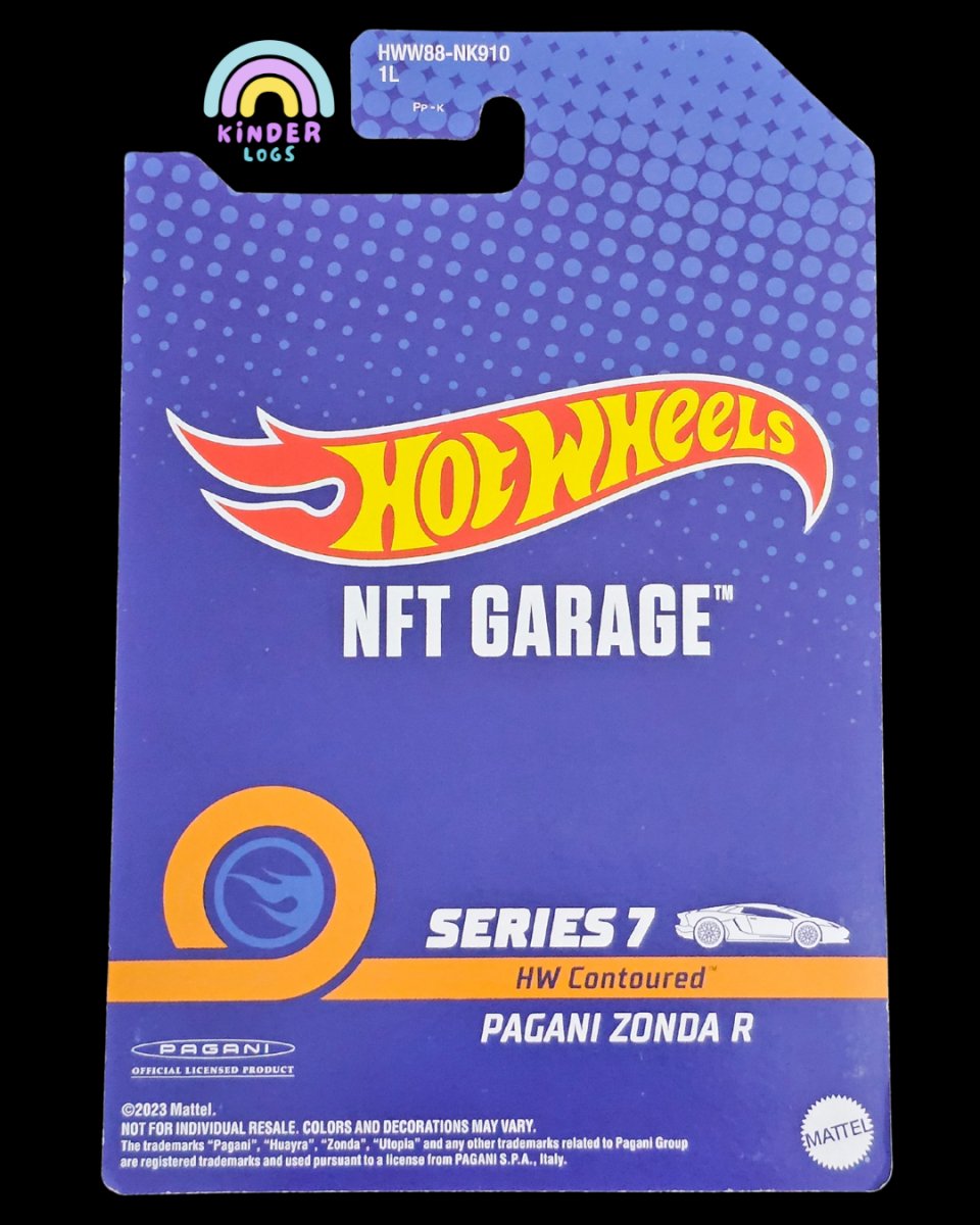 Hot Wheels NFT Garage Pagani Zonda R (Spectraflame Red) - Kinder Logs