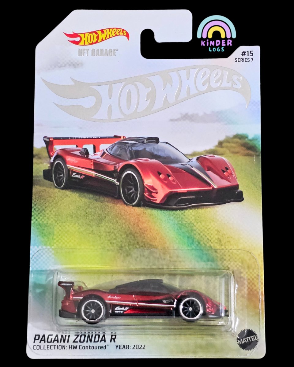 Hot Wheels NFT Garage Pagani Zonda R (Spectraflame Red) - Kinder Logs