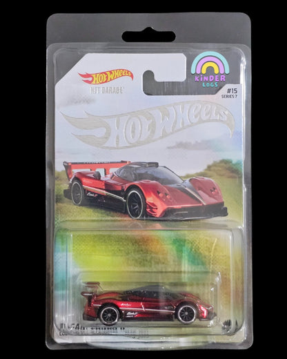 Hot Wheels NFT Garage Pagani Zonda R (Spectraflame Red) - Kinder Logs